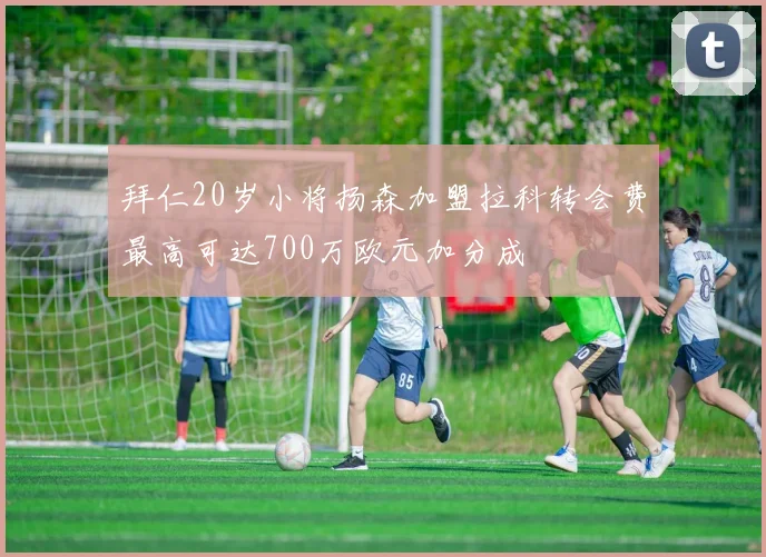 拜仁20岁小将扬森加盟拉科转会费最高可达700万欧元加分成